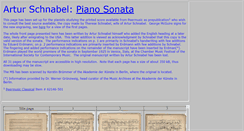 Desktop Screenshot of pianosonata.schnabelmusicfoundation.com